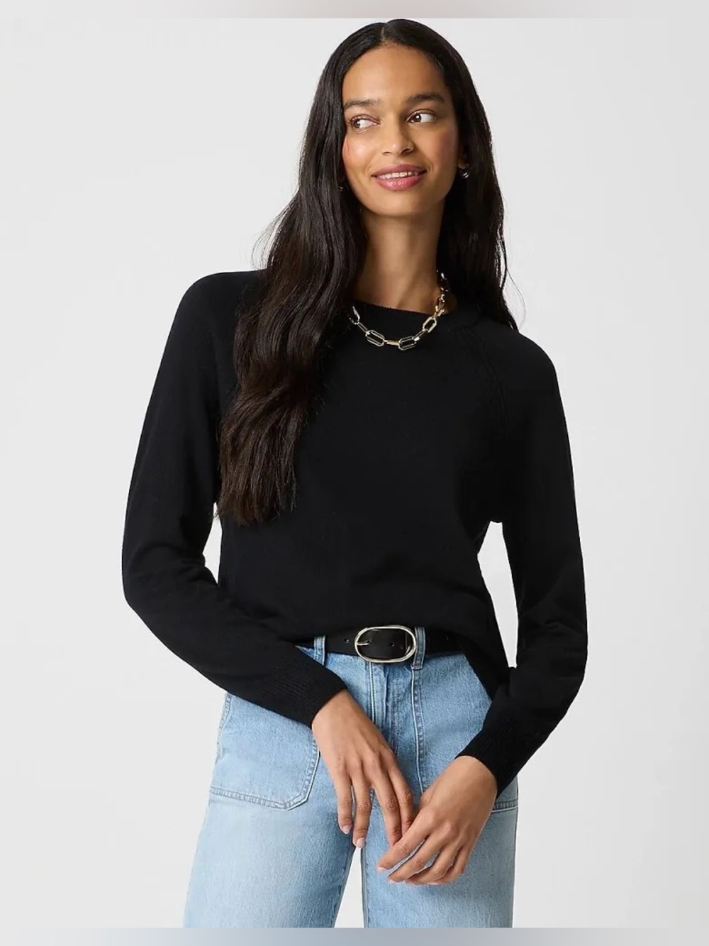 J.Crew Women's Wool-Blend Boyfriend Sweater
